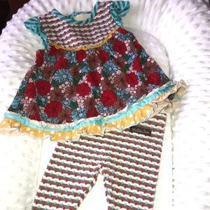 Matilda Jane 2 Piece Set Size 0-3 Months